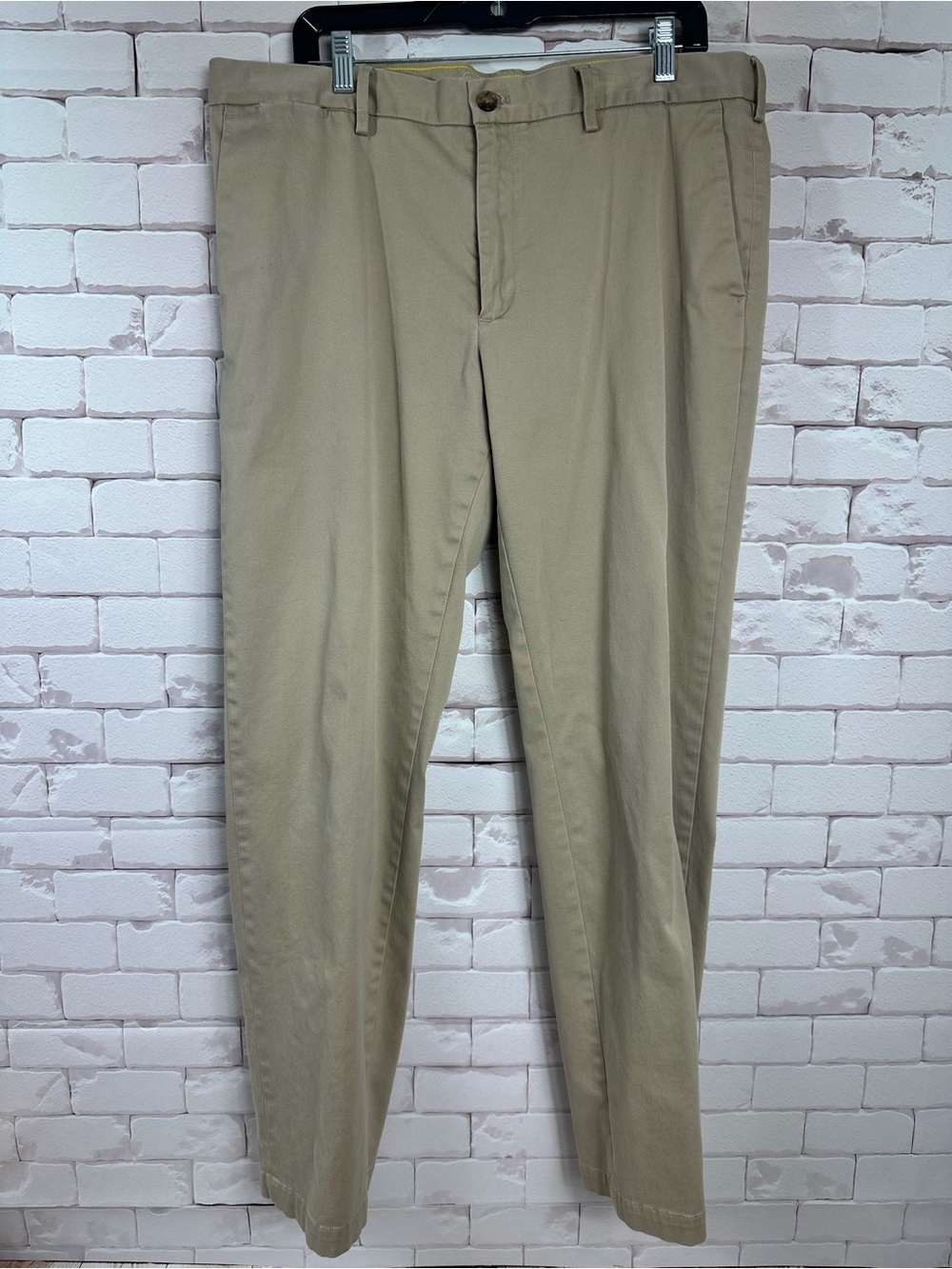 Banana Republic Men's Straight-Leg Chinos in Light Khaki
